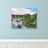 Unter einem Texas Sky Leinwanddruck (Insitu (Holzboden))