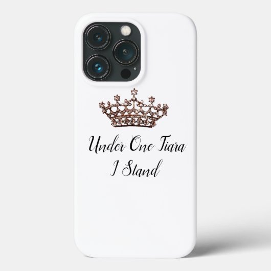 "Unter einem Tiara stehe ich." Case-Mate iPhone Hülle (Rückseite)