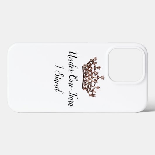 "Unter einem Tiara stehe ich." Case-Mate iPhone Hülle (Rückseite (Horizontal))