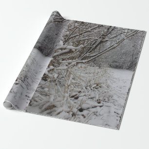 Unter einer Decke des Schnees Geschenkpapier