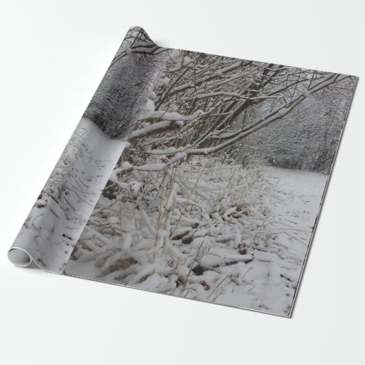 Unter einer Decke des Schnees Geschenkpapier (Ungerollt)
