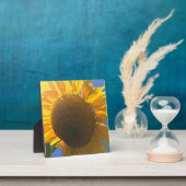 Unter einer Sonnenblume Fotoplatte (InSitu)