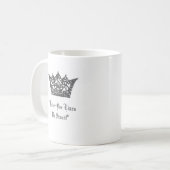 Unter einer Tiara stehen wir! Tasse (Vorderseite Links)