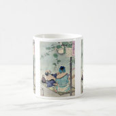 Unter einer Überdachung durch Taiso abkühlen, Kaffeetasse (Mittel)