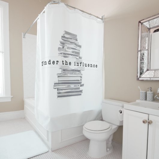 Unter Einfluss Duschvorhang (Beispiel)