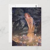 Unter Fairies Vintager Postkarte (Vorne/Hinten)