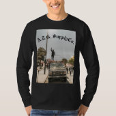 "Unter Feuer" Sammlung A.T.G. Langschläfer T-Shirt (Vorderseite)