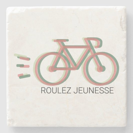 Unter Glas Steinuntersetzer (Vorderseite)