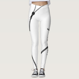 Unter "Ihre Haut": Zipper-Pants Leggings