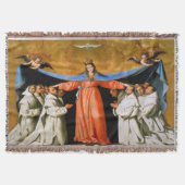 Unter ihrer Jungfrau Mary Heiliger Geist Blanket Decke (Vorderseite)