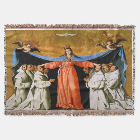 Unter ihrer Jungfrau Mary Heiliger Geist Blanket Decke (Vorderseite)