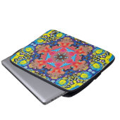 Unter Kaleidoskop Laptop-Sieb Laptopschutzhülle (Vorne Knopf)