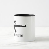 Unter "Kein Vorwand" Tasse (Zentrum)