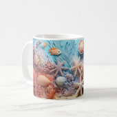 Unter Meer 3D Kaffeetasse (Vorderseite Links)