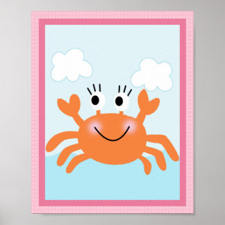 Unter Meer/Mädchen/Meereswelt/rosa Kunstposter Poster