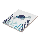 Unter Meer - Meeresschildkröte Fliese (Seite)