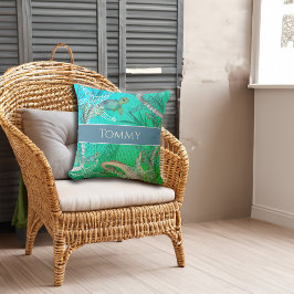 Unter Meer Personalisierte Schildkröte Kissen