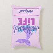 Unter Meeresfrüchten Personalisiert Dekokissen (Rückseite(Vertikal))