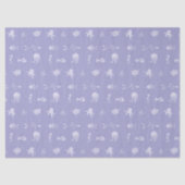 Unter Meereslebewesen Lila Seidenpapier (Vorderseite)