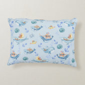 Unter Meereslebewesen und Meeresleben Dekokissen (Rückseite)