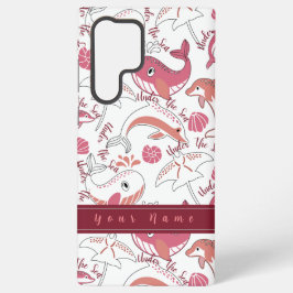 Unter Meeresspiegeln Niedliche Meerestiere drucken Samsung Galaxy Hülle