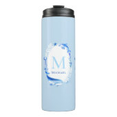 Unter Meerestieren Personalisierte Strandgeschenke Thermosbecher (Vorderseite)