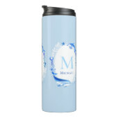 Unter Meerestieren Personalisierte Strandgeschenke Thermosbecher (Nach rechts gedreht)