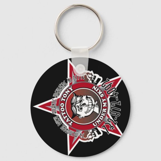 unter meiner Hauttür Schlüsselanhänger (Vorderseite)