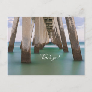Unter Navarre Beach Pier Danke Postkarte