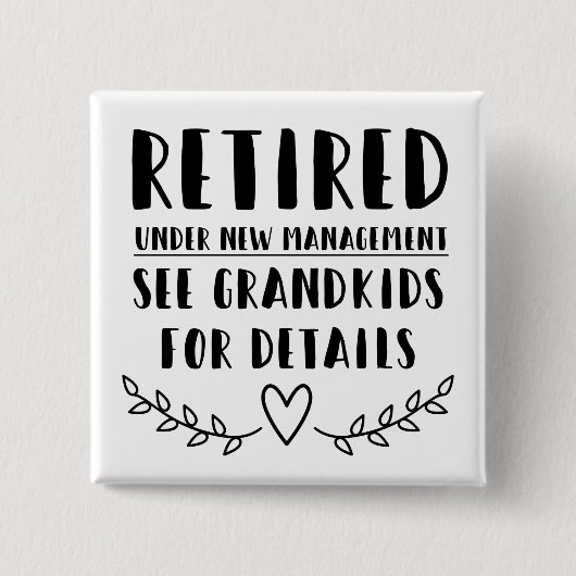 unter neuer Leitung Button (Vorderseite)