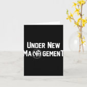 Unter neuer Leitung Narcotics Anonymous Design Karte (Gelbe Blume)