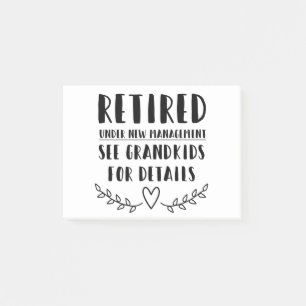 unter neuer Leitung Post-it Klebezettel