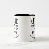 unter neuer Leitung Zweifarbige Tasse (Mittel)