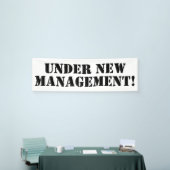 Unter "Neues Management Banner" Banner (Messeveranstaltung)