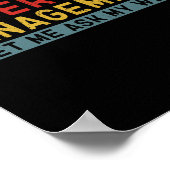 Unter "Neues Management Lass" Fragte ich meine Ehe Poster (Ecke)