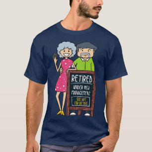 Unter "Neues Management neu erledigt" Siehe Ehefra T-Shirt