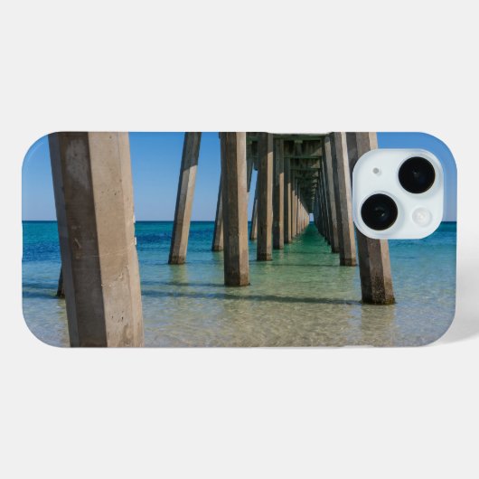 Unter Pensacola Beach Pier iPhone Case (Rückseite (Horizontal))