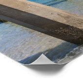 Unter Pensacola Beach Pier Poster (Ecke)