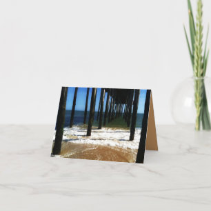 Unter Pier Ocean Card Karte