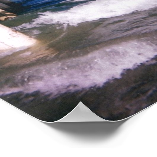 Unter Pier Print Poster (Ecke)