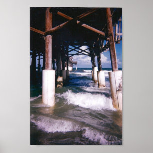 Unter Pier Print Poster