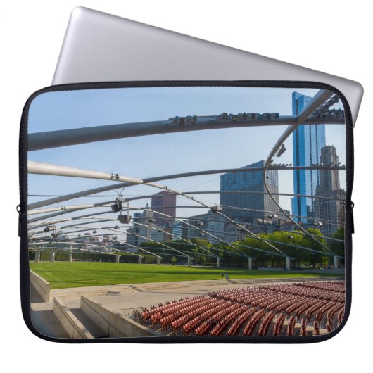 Unter Pritzker Pavilion Laptopschutzhülle (Vorderseite)