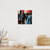 Unter Rot Poster (Küche)