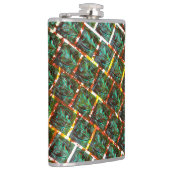 Unter schmutzigen und rostigen Grillen Flachmann (Rechts)