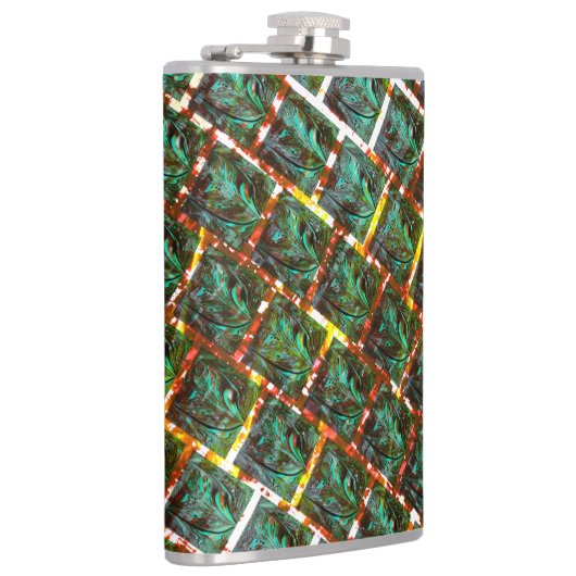 Unter schmutzigen und rostigen Grillen Flachmann (Rechts)