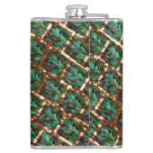 Unter schmutzigen und rostigen Grillen Flachmann (Rückseite)