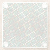 Unter schmutzigen und rostigen Grillen Glasuntersetzer (Rückseite)