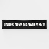 Unter Schwarz-weißem Fahnenzeichen des neuen Banner (Horizontal)