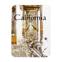 Unter Scripps Pier, Kalifornien Magnet