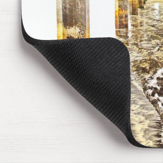 Unter Scripps Pier Mousepad (Ecke)